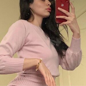 Light Pink Sweater dress